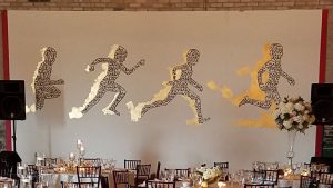 Running Men Mural at The Eastern